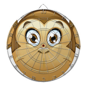 monkey emoji dartboard