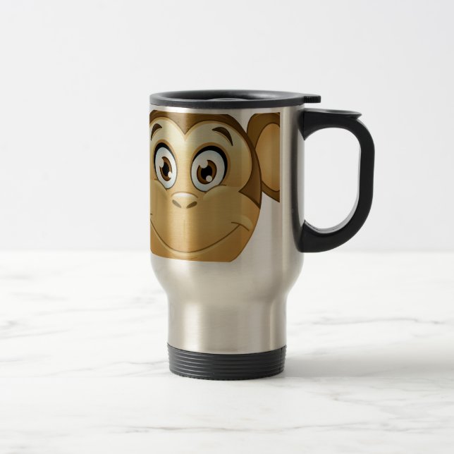 monkey emoji travel mug (Right)