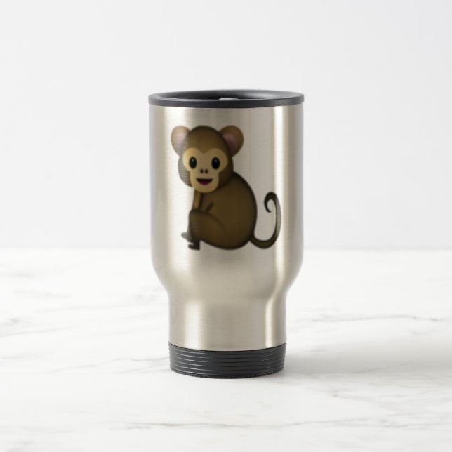 Monkey - Emoji Travel Mug (Center)