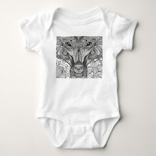 Monkey Face Baby Bodysuit