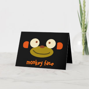 Monkey Face! Card