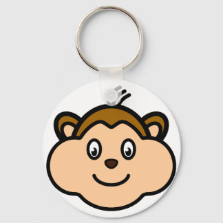 Monkey Face Key Chain