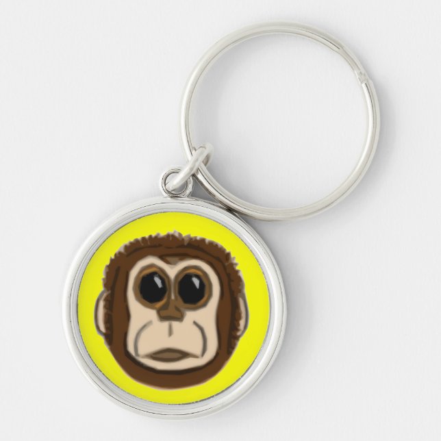 Monkey Face Keychain (Front)