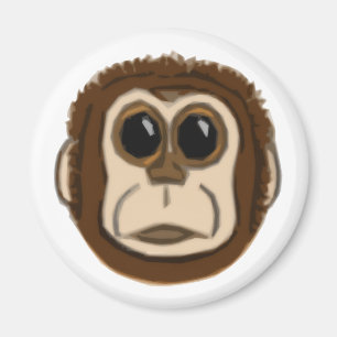 Monkey Face Magnet