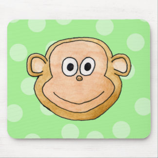 Monkey Face. Mouse Mat