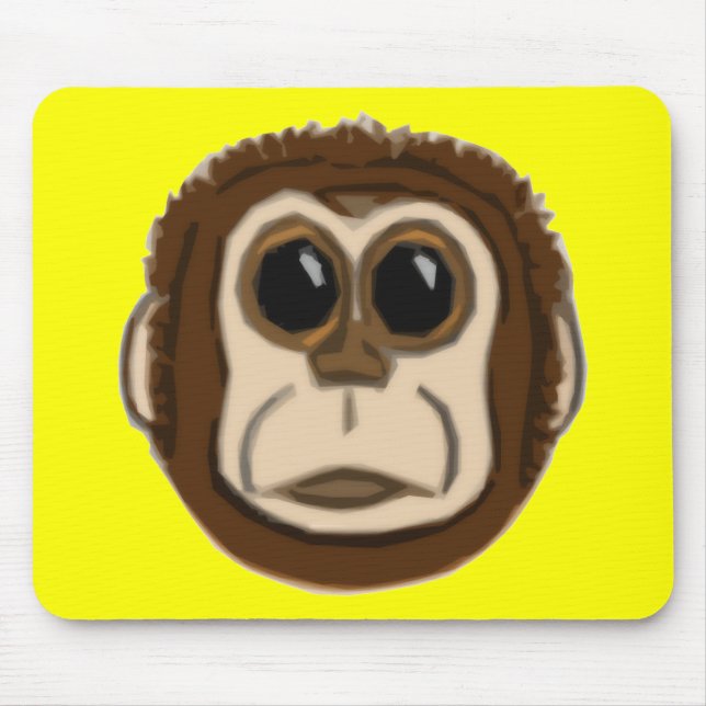 Monkey Face Mousepad (Front)
