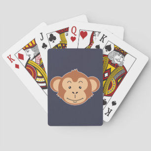 Monkey Face Playing Cards