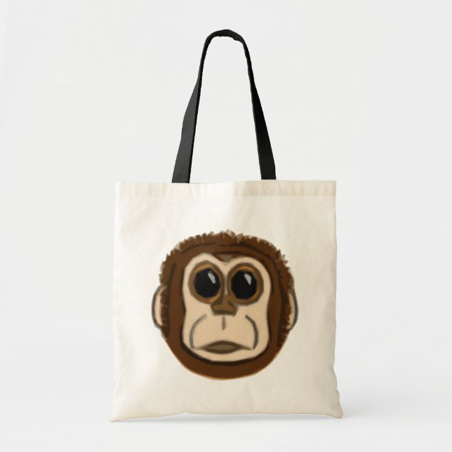 Monkey Face Tote Bag (Front)