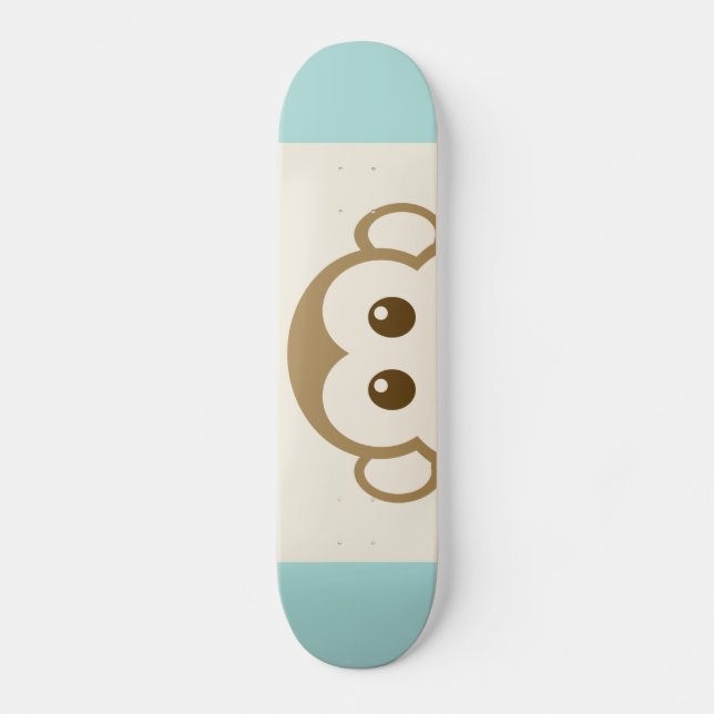 Monkey Face Vector Art Skateboard (Front)
