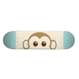 Monkey Face Vector Art Skateboard
