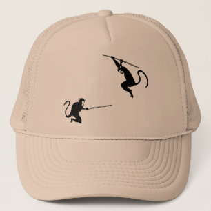 Monkey Fight Trucker Hat