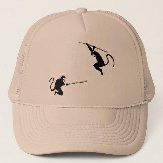 Monkey Fight Trucker Hat