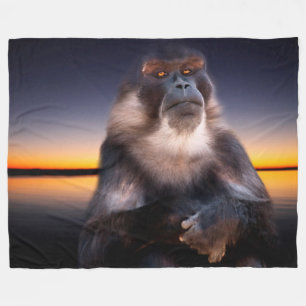 Monkey Fleece Blanket