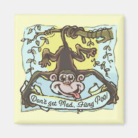 Monkey flings Poo by Mudge Studios