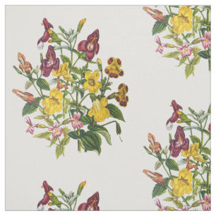 Monkey-flowers Fabric
