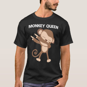 Monkey For Women Mum Ape Zoo Wild Animal T-Shirt