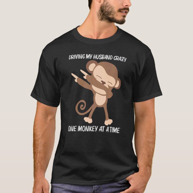 Monkey For Women Mum Ape Zoo Wild Animal T-Shirt (Front)