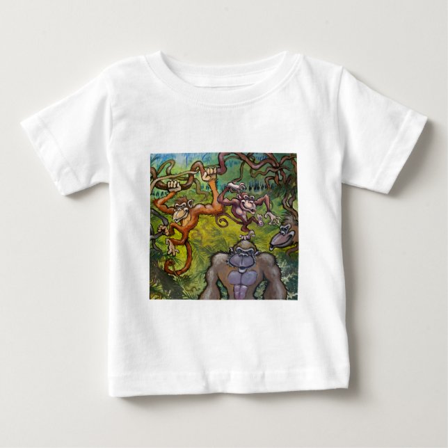 Monkey Fun Baby T-Shirt (Front)