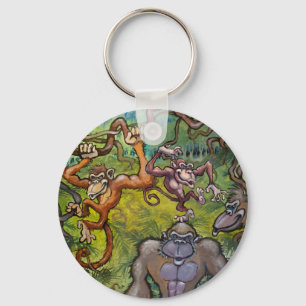 Monkey Fun Key Ring