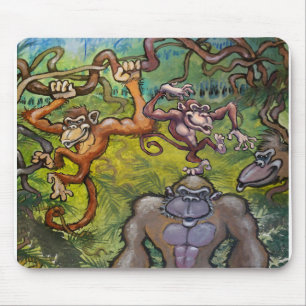 Monkey Fun Mouse Mat