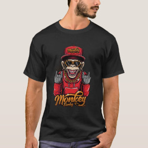 Monkey Funky Graphic T-Shirt