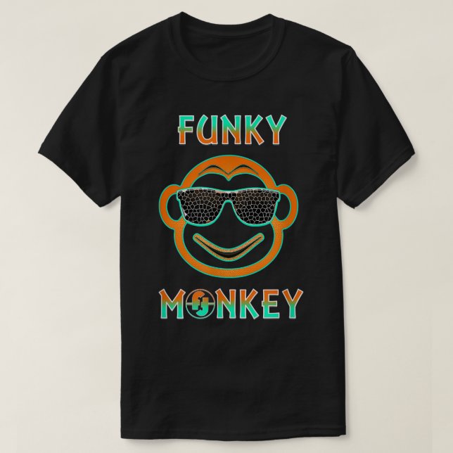 Monkey  Funky Monkey Gifts for Men, Women, Kids Mo T-Shirt (Design Front)