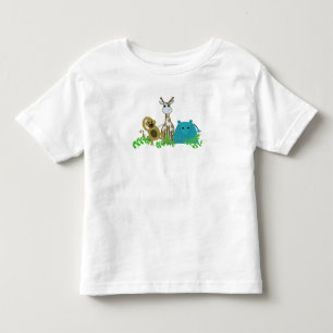 Monkey, Giraffe and Hippo Toddler T-Shirt