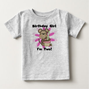 Monkey Girl 2nd Birthday Tshirts and Gifts