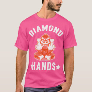 Monkey GME share stock market bull gift 16 T-Shirt
