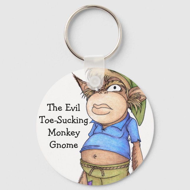 Monkey Gnome Key Ring (Front)