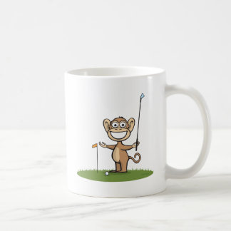 Monkey Golf Coffee Mug