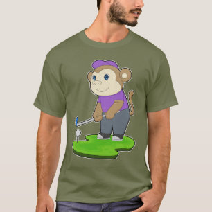 Monkey Golf Golf clubs T-Shirt