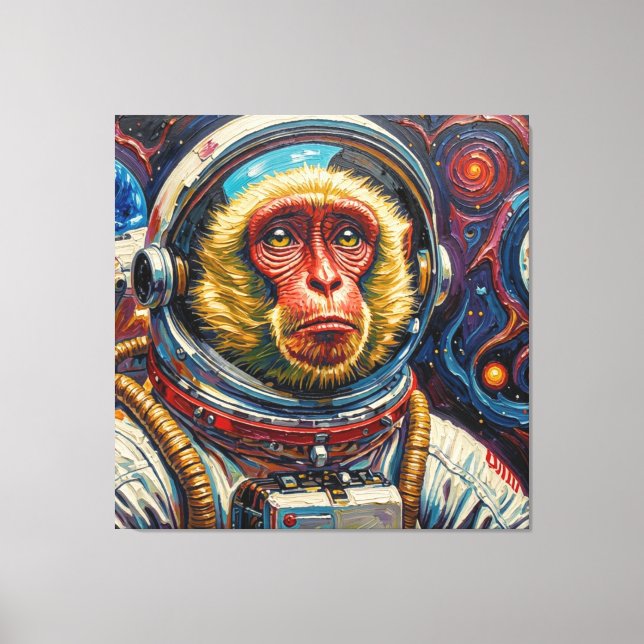 Monkey Gone to Heaven-7 Canvas Print (Front)