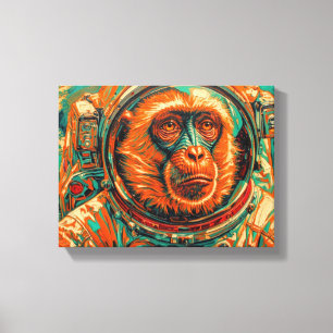Monkey Gone to Heaven Canvas Print