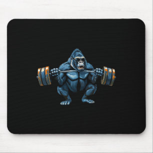 Monkey Gorilla Bodybuilding Muscles Fitness Gym 1  Mouse Mat