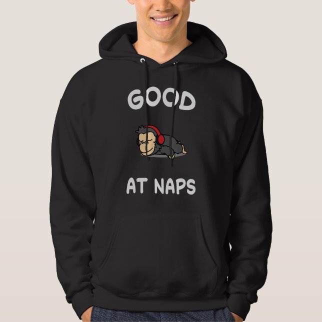 Monkey Gorilla Gorillas Nap Sleeping Sleep Pyjamas Hoodie (Front)