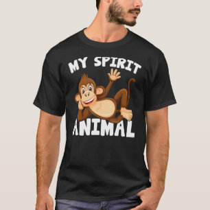 Monkey  Gorilla My Spirit Animal Wild Forest Anima T-Shirt