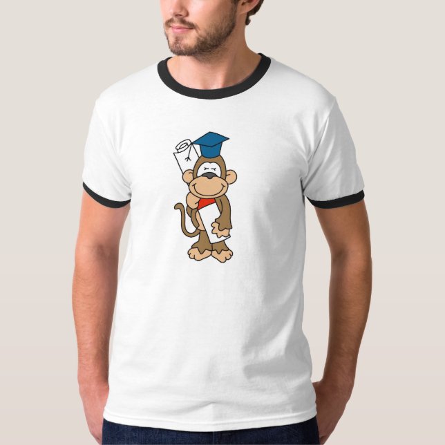 Monkey Graduate Tshirts and Gifts (Front)