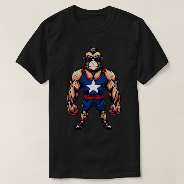 Monkey Gym T-Shirt (Design Front)