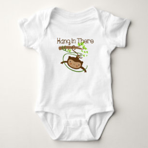 Monkey Hang in There Baby Bodysuit