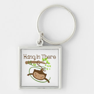 Monkey Hang in There Key Ring