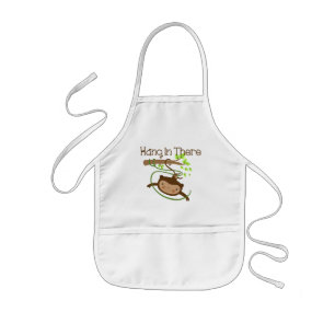 Monkey Hang in There Kids Apron