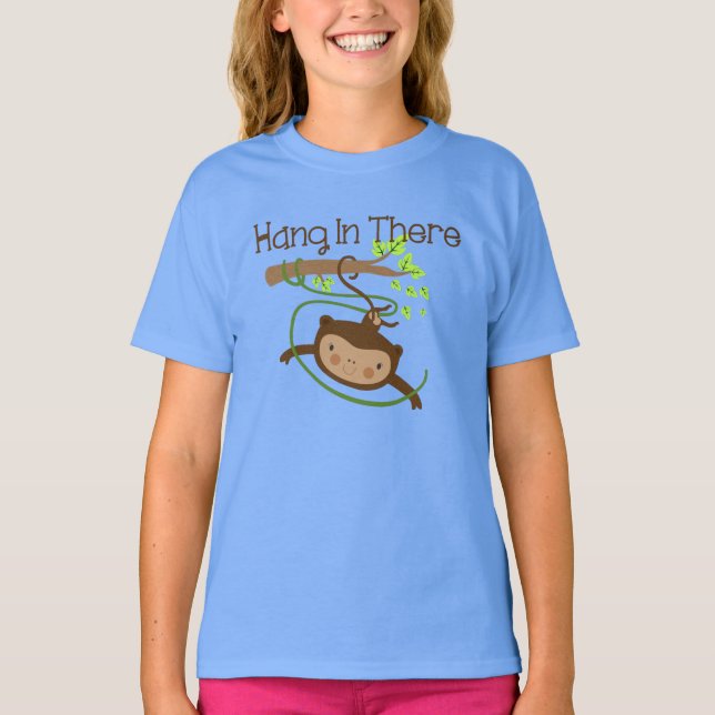 Monkey Hang in There T-Shirt (Front)