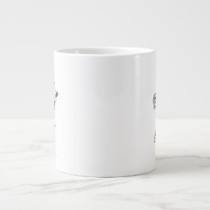 Monkey Hanging Around Large Coffee Mug