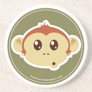 Monkey head coaster
