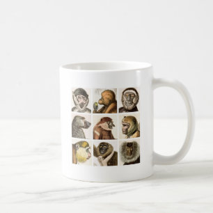 Monkey Head COLLAGE - Coffee Mug
