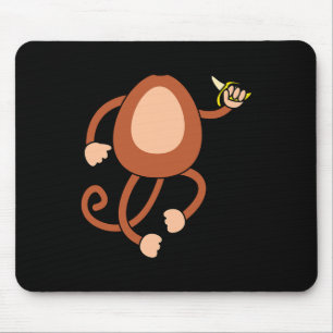 Monkey Holding Nana Costume Fun Easy Halloween Gif Mouse Mat