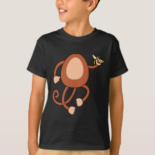 Monkey Holding Nana Costume Fun Easy Halloween Gif T-Shirt