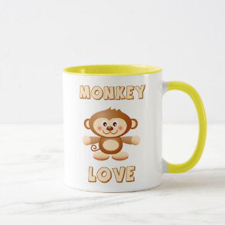 Monkey Hugs & Love Mug