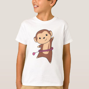 Monkey Hullern Funny Dancing Sport Huller Tires T-Shirt